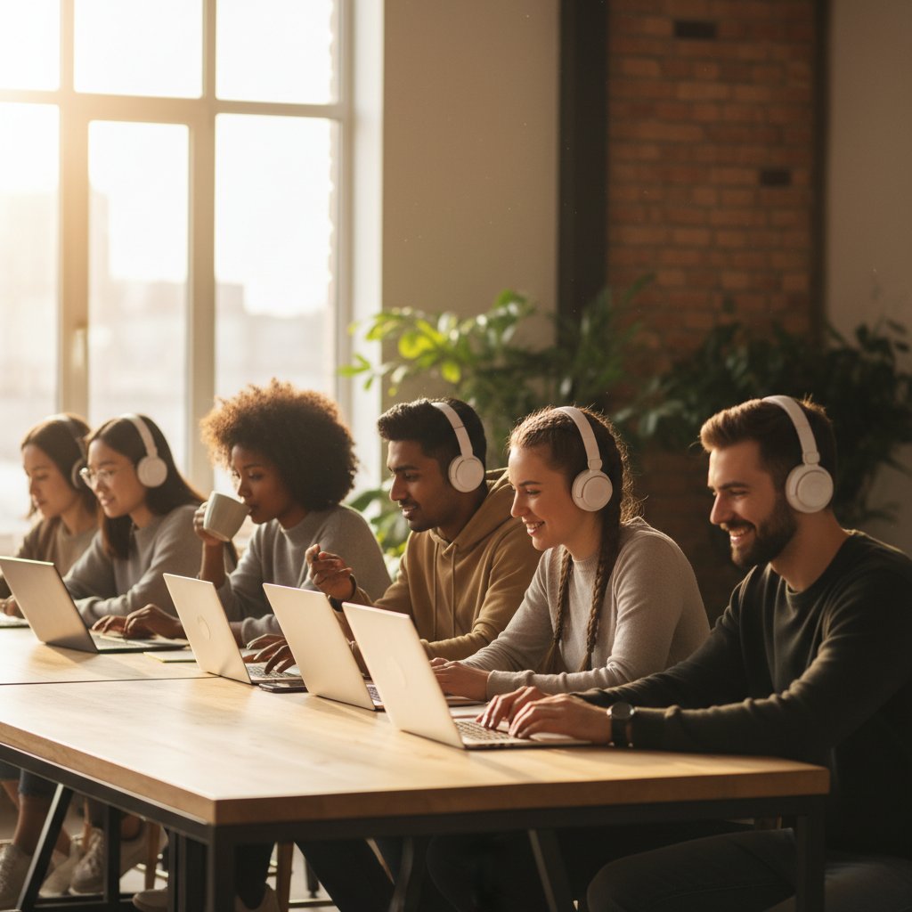 Platforma kursów językowych online Sasiku - nauka z lektorem na komputerze